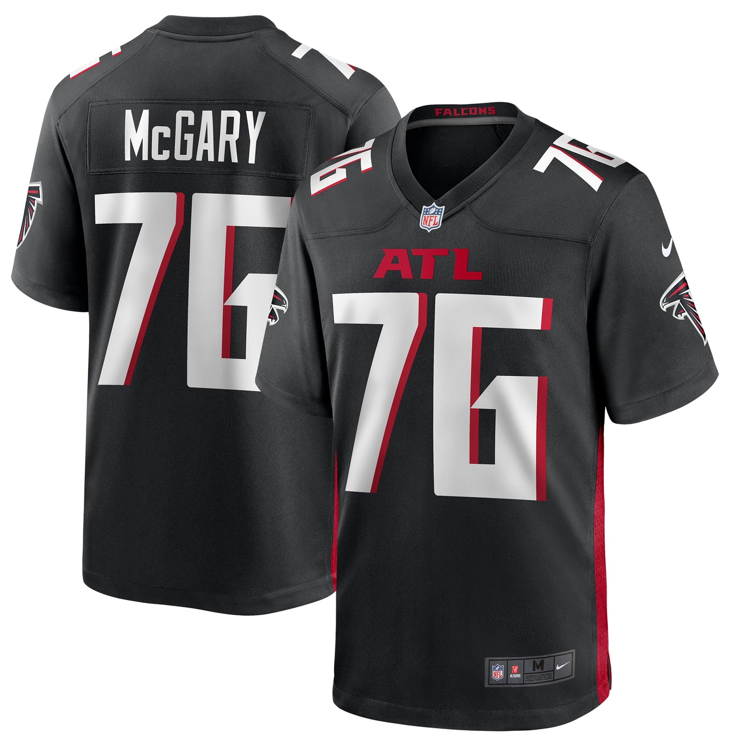Kaleb McGary Atlanta Falcons Nike Game Jersey - Black